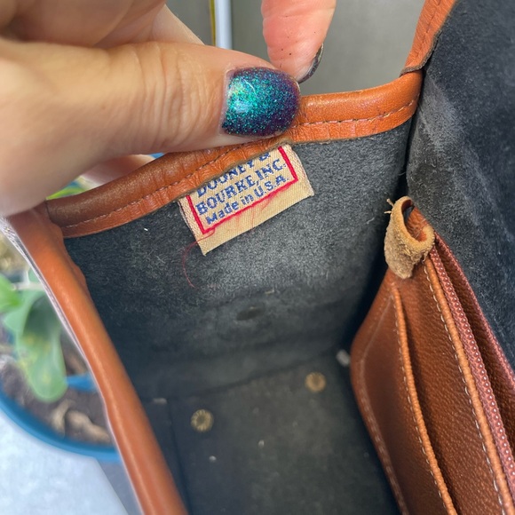 Dooney & Bourke Black and Brown Leather Crossbody Bag - Picture 10 of 15